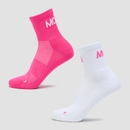 MP Move Club Running Ankle Socks (2 pack) - Raspberry - UK 2-5 MP Move Club Running Ankle Socks (2 pack) - Raspberry - UK 2-5