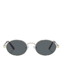 Le Specs Poseidon Deux Gold-Tone Oval-Frame Sunglasses