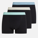 Calvin Klein Three-Pack Cotton-Blend Jersey Boxers - S Calvin Klein Three-Pack Cotton-Blend Jersey Boxers - S