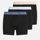 Calvin Klein Men's 3 Pack Stretch Cotton-Jersey Boxer Briefs - S Calvin Klein Men's 3 Pack Stretch Cotton-Jersey Boxer Briefs - S