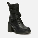 Dr. Martens Women's Chesney Tech 8-Eye Heeled Leather Boots - UK 3 Dr. Martens Women's Chesney Tech 8-Eye Heeled Leather Boots - UK 3