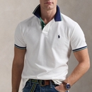 Polo Ralph Lauren Custom Slim Fit Cotton Mesh Tipped Polo Shirt - L Polo Ralph Lauren Custom Slim Fit Cotton Mesh Tipped Polo Shirt - L