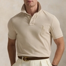 Polo Ralph Lauren Custom Slim Fit Tonal PP Cotton Mesh Polo Shirt - S