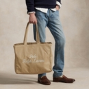 Polo Ralph Lauren Script Cotton-Canvas Tote Bag Polo Ralph Lauren Script Cotton-Canvas Tote Bag