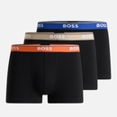 BOSS Bodywear 3 Pack Power Jersey Boxer Trunks - S BOSS Bodywear 3 Pack Power Jersey Boxer Trunks - S