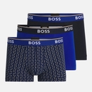 BOSS Bodywear 3-Pack Power Jersey Boxer Trunks - S BOSS Bodywear 3-Pack Power Jersey Boxer Trunks - S