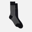 BOSS Bodywear Men's Two-Pack Gifting Socks BOSS Bodywear Men's Two-Pack Gifting Socks