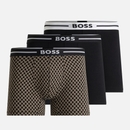 BOSS Bodywear Cotton-Blend Stretch-Jersey 3 Pack Boxer Briefs - S BOSS Bodywear Cotton-Blend Stretch-Jersey 3 Pack Boxer Briefs - S