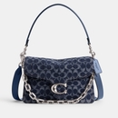 Coach Washed Chain Tabby Denim Shoulder Bag Coach Washed Chain Tabby Denim Shoulder Bag