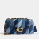 Coach Patchwork Tabby 26 Denim Shoulder Bag Coach Patchwork Tabby 26 Denim Shoulder Bag