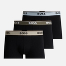 BOSS Bodywear 3-Pack Power Cotton-Blend Boxer Trunks - S