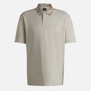 BOSS Orange Jungle Collar Cotton-Piqué Polo Shirt - S BOSS Orange Jungle Collar Cotton-Piqué Polo Shirt - S