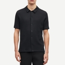 Samsøe Samsøe Sakvistbro Cotton-Blend Waffle Shirt - S Samsøe Samsøe Sakvistbro Cotton-Blend Waffle Shirt - S