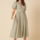 Nobody's Child Starlight Striped Cotton-Seersucker Dress - UK 6 Nobody's Child Starlight Striped Cotton-Seersucker Dress - UK 6