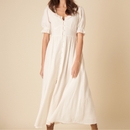 Nobody's Child Flossie Plain Cotton-Seersucker Dress - UK 6 Nobody's Child Flossie Plain Cotton-Seersucker Dress - UK 6