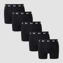 MP Men's Boxers (5 Pack) - Black - XXS