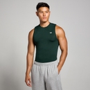MP Men's Tempo Pillar Graphic Seamless Tank - Dark Emerald - XS