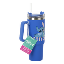 Disney Stitch Blue 900Ml Insulated Cup And Straw Disney Stitch Blue 900Ml Insulated Cup And Straw