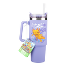 Minecraft Purple 900Ml Insulated Cup And Straw Minecraft Purple 900Ml Insulated Cup And Straw
