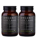 KIKI Health Organic Lion's Mane Mushroom Extract Vegicaps 2 x 60