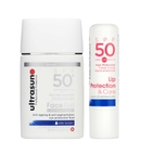 Ultrasun Duo: Anti-Pigmentation Face Fluid SPF50+ 40ml & Lip Protection SPF50 4.8g Ultrasun Duo: Anti-Pigmentation Face Fluid SPF50+ 40ml & Lip Protection SPF50 4.8g
