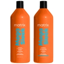 Matrix Duo: Total Results Mega Sleek Shea Butter Smoothing Shampoo and Conditioner 1000ml for Frizzy Hair Matrix Duo: Total Results Mega Sleek Shea Butter Smoothing Shampoo and Conditioner 1000ml for Frizzy Hair