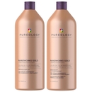 Pureology Duo: Nanoworks Gold Shampoo 1000ml and Conditioner 1000ml For Very Dry, Colour Treated Hair