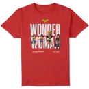 DC Comics Justice League Wonder Woman Through The Ages Unisex T-Shirt - Red DC Comics Justice League Wonder Woman Through The Ages Unisex T-Shirt - Red