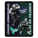 Demon Slayer Tanjiro & Tengen Blanket Demon Slayer Tanjiro & Tengen Blanket