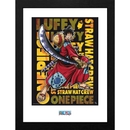 One Piece Luffy in Wano Artwork 30 x 40cm Framed Collector Print One Piece Luffy in Wano Artwork 30 x 40cm Framed Collector Print