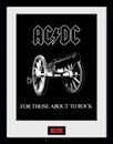AC/DC For Those About to Rock 30 x 40cm Framed Collector Print