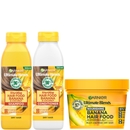 Garnier Ultimate Blends Nourishing Hair Food Banana Routine Garnier Ultimate Blends Nourishing Hair Food Banana Routine