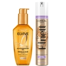 L'Oréal Paris Elvive Extraordinary Oil and Elnett Styling Bundle L'Oréal Paris Elvive Extraordinary Oil and Elnett Styling Bundle
