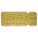 Jaws 50th Anniversary 24k Gold Plated Regatta Ticket