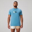 MENS FUNDAMENTALS T-SHIRT BLUE - S MENS FUNDAMENTALS T-SHIRT BLUE - S