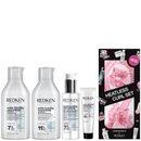 Redken Acidic Bonding Concentrate Shampoo 300ml, Conditioner 300ml, Serum 100ml, Leave-In Treatment 30ml and Heatless Curl Set