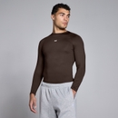 Men's Training Long Sleeve Baselayer - Chocolate - XS