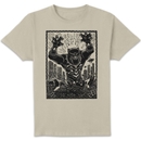 Marvel Black Panther Line Art Unisex T-Shirt - Cream Marvel Black Panther Line Art Unisex T-Shirt - Cream