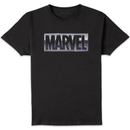 Marvel Metallic Logo Unisex T-Shirt - Black Marvel Metallic Logo Unisex T-Shirt - Black