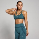 MP Women's Hybrid  Strappy Sports Bra - Rich Teal  - XS