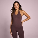 MP Women's Tempo Seamless Halter Neck Vest - Fudge - XS