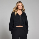 MP Women's Lifestyle Zip Through Hoodie - Washed Black - XS