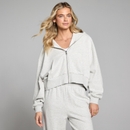 MP Women's Lightweight Loopback Zip Through Hoodie - Grey Marl - XS