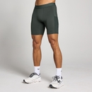 MP Men's Hybrid Pocket Half Tight - Washed Black - XS