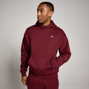 MP Men's Rest Day Oversized Hoodie - Deep Crimson - XS