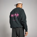 MP Unisex Hybrid Graphic Sweatshirt - Washed Black - L