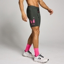 MP Men's Hybrid Half Tight Shorts - Washed Black - XS