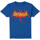 DC Comics Batman Flame Unisex T-Shirt - Blue DC Comics Batman Flame Unisex T-Shirt - Blue