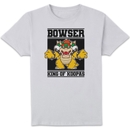 Nintendo Super Mario Bowser King Of Koopas Unisex T-Shirt - White