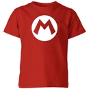 Nintendo Super Mario Badge Kids' T-Shirt - Red Nintendo Super Mario Badge Kids' T-Shirt - Red